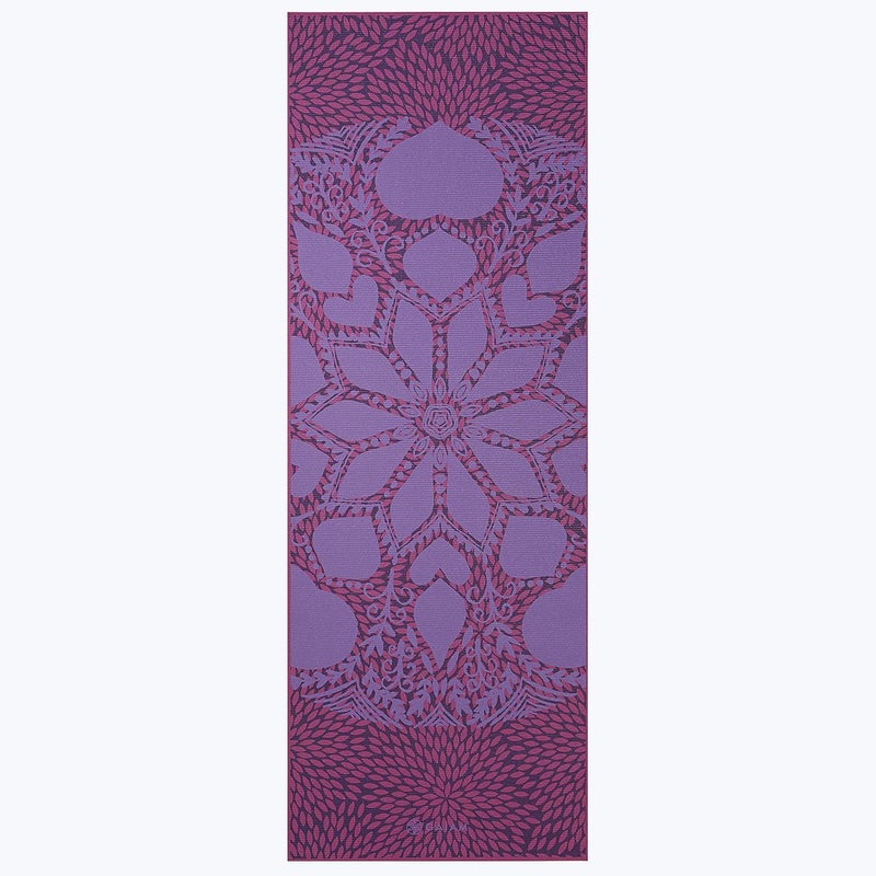 Gaiam Yoga Mat - Premium 6mm Print Reversible Extra Thick Non Slip Exercise & Fitness Mat for All Types of Yoga, Pilates & Floor Workouts (68" x 24" x 6mm Thick) - Image 5